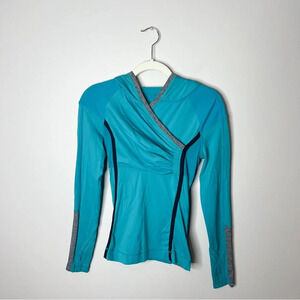 Lululemon Run For Your Life Blue Hoodie Pullover